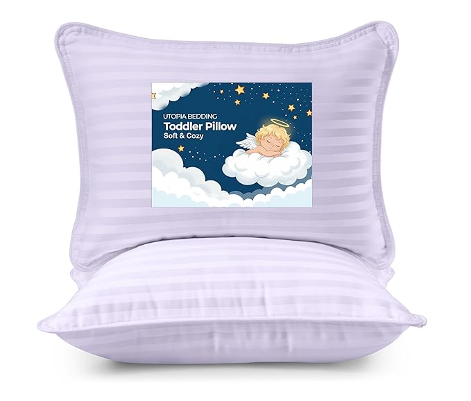 Utopia Bedding Toddler Pillow, 13x18 Small Kids Pillow by UTOPIABEDDING