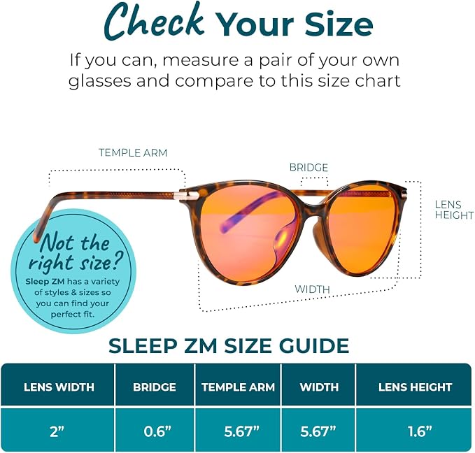 Sleep ZM Blue Light Blocking & Light Sensitivity Glasses - Image 5