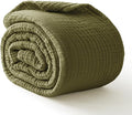 100% Cotton Muslin Blanket King 108" x 90", Breathable and Lightweight Cotton by Kozyhvn