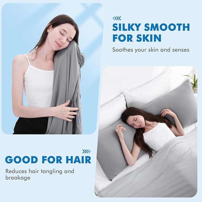 Avolare Cooling Body Pillow Cases 1 Pack, Arc-Chill 3.0 Cooling Body Pillow - Image 5