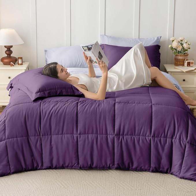 JOLLYVOGUE King Comforter Set, Ultra-Soft Bed in a Bag King Size 7 Pieces - Image 6