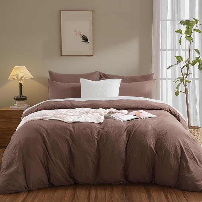 NEXHOME PRO Cal King Duvet Cover Set – 100% Certified Organic Cotton - Image 3