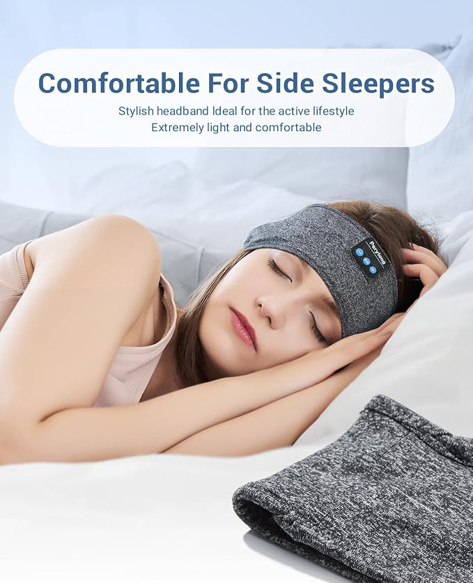 Perytong Sleep Headphones Wireless, Air Travel, Meditation - Image 6