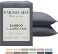 Karissa Mae Cooling Bamboo Viscose Queen Size Pillowcase Set | 100% FSC by KARISSAMAE