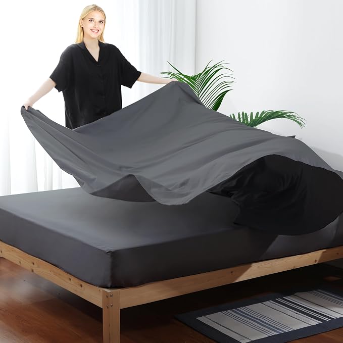 Flat Sheet Only Full Size, 400 TC 100% Egyptian Cotton Flat Sheet - Image 4