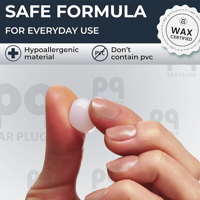 Peace&Quiet PQ Wax Ear Plugs for Sleeping, Swimming - Image 7
