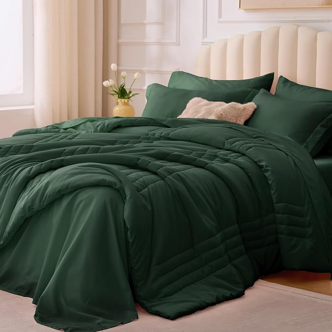 King Comforter Set Emerald Green by Velorose