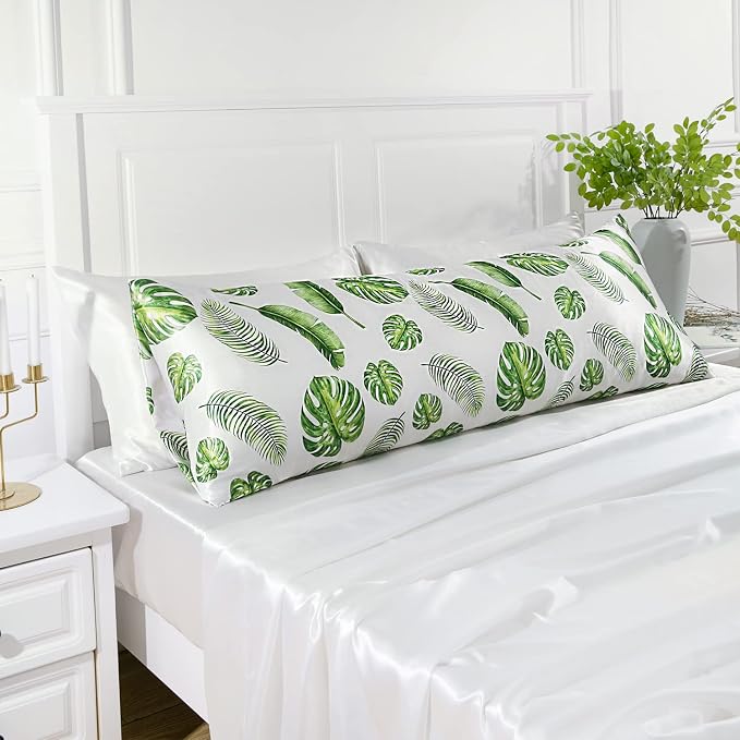 MR&HM Satin Body Pillow Cover, Soft and Breathable Body Pillow Case - Image 5