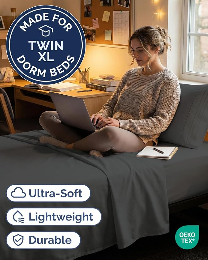 Twin XL Size 3 Piece Sheet Set - Image 2
