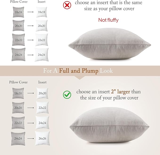 puredown® Euro Pillow Inserts 26 x 26, Down Feather Pillow Stuffer, Premium - Image 5