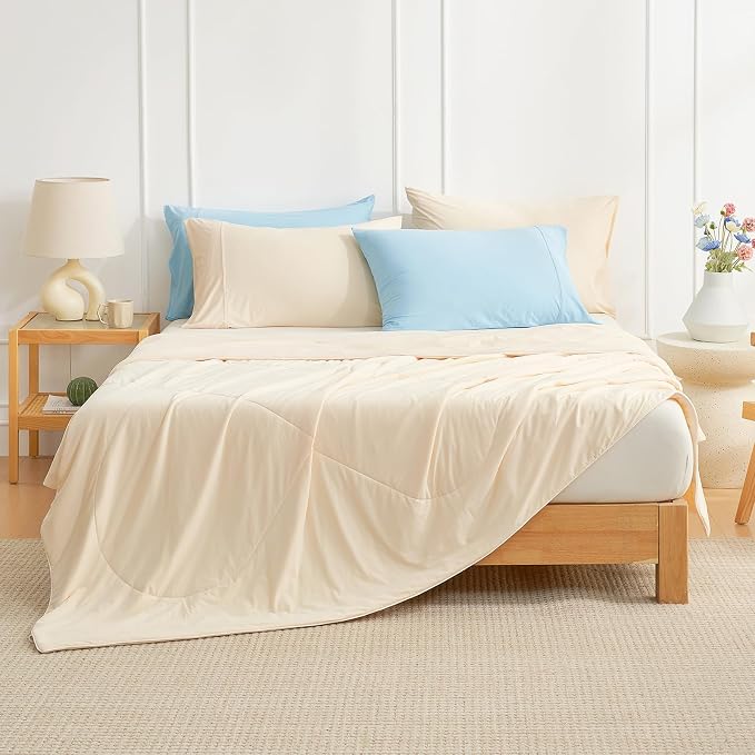 Cozy Bliss Cooling Comforter Queen Size, Cooling Blankets - Image 4