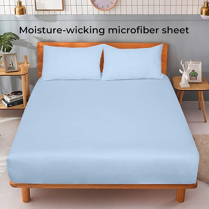 Royale Linens Fitted Sheet Twin - Image 2