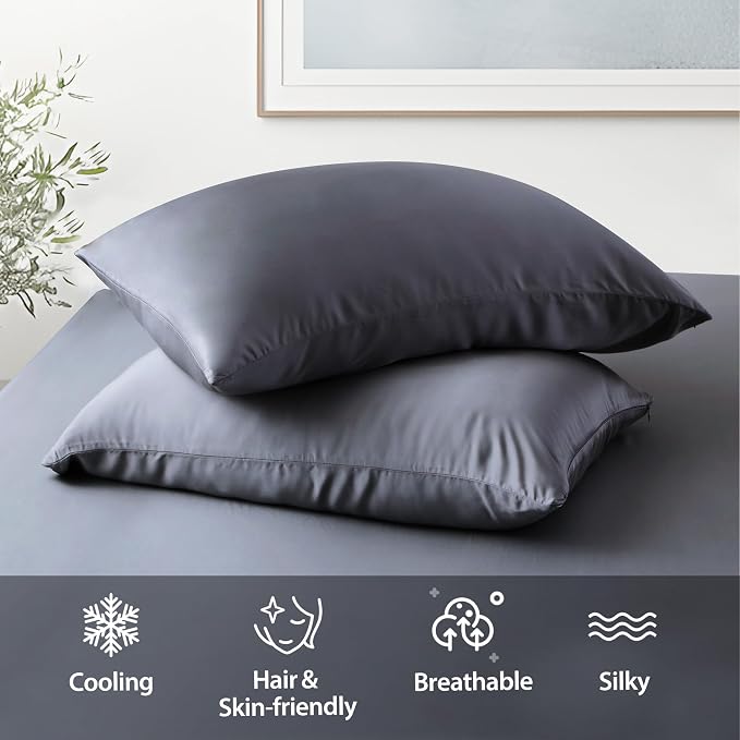 4 Pack Cooling Toddler Pillow Cases, Viscose Derived from Bamboo Small Pillow - Image 5