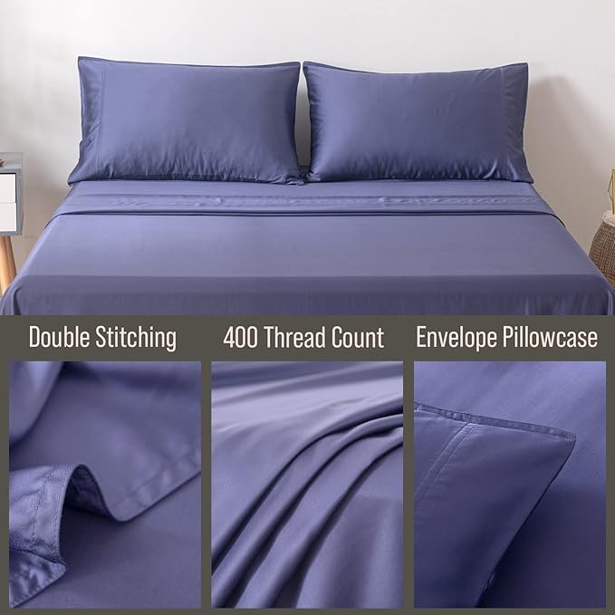 Bella Coterie | Luxury Bamboo Viscose King Size Pillowcase Set | 100% - Image 3