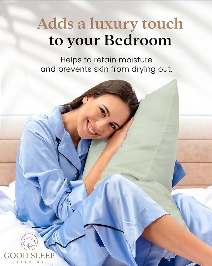 Set of 4 Pillow Cases Queen Standard, 800 TC 100% Egyptian Cotton, Silky Soft - Image 4