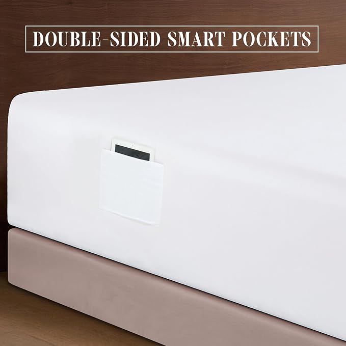 Elegant Comfort Luxurious 1500 Premium Hotel Quality Microfiber 4-Piece Sheet - Image 5