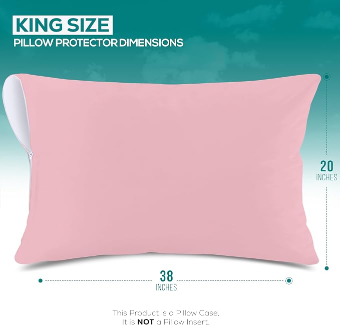 Utopia Bedding Premium 100% Waterproof Pillow Protectors - Image 2