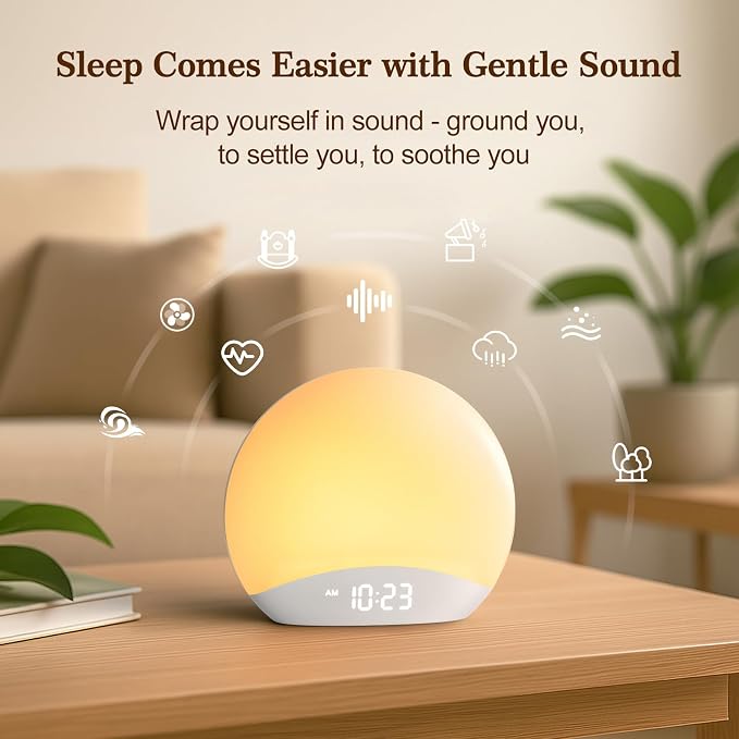 REACHER Sound Machine Sunrise Alarm Clock - Image 4