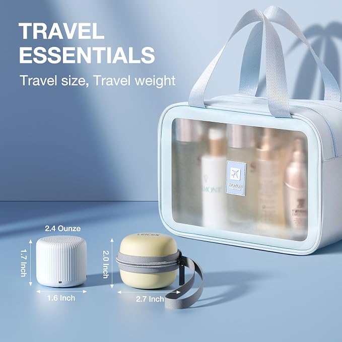 LEICEX Portable Sound Machine + Travel Case, Mini White Noise Machine - Image 2
