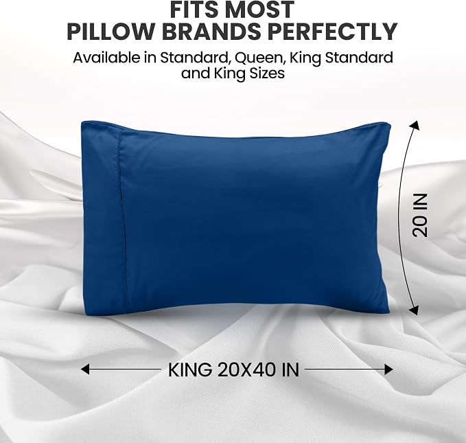 Utopia Bedding Pillow Cases King Size 2-Pack – Soft Brushed Microfiber – - Image 2