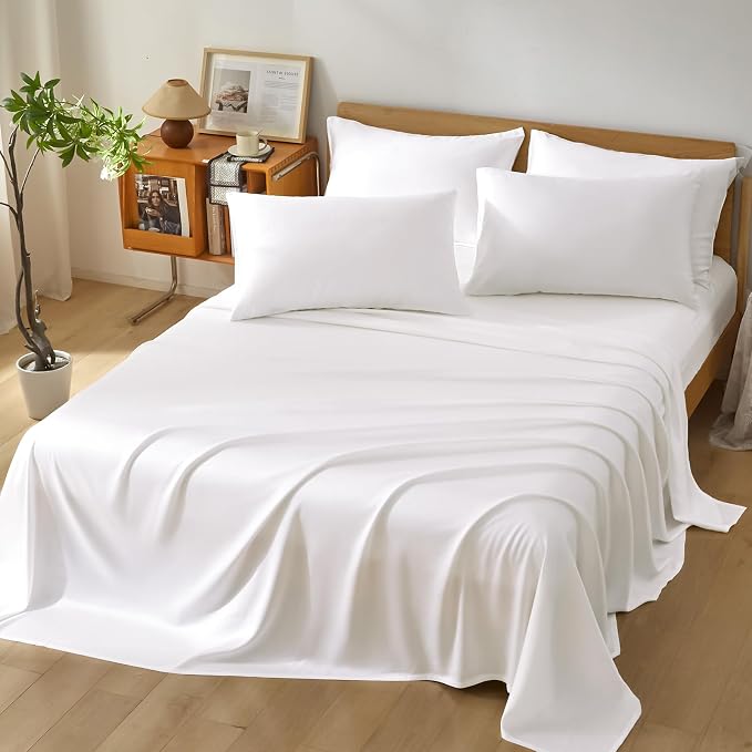Homiest Cooling Pillow Cases Queen Size Set of 2, 100% Rayon Derived from - Image 6