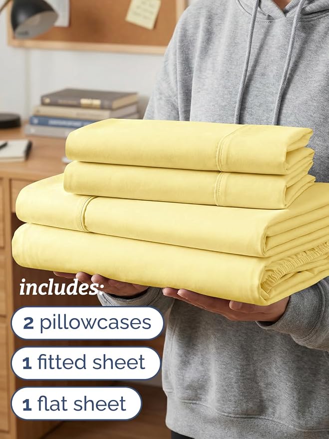 Twin XL 4 Piece Sheet Set - Image 3