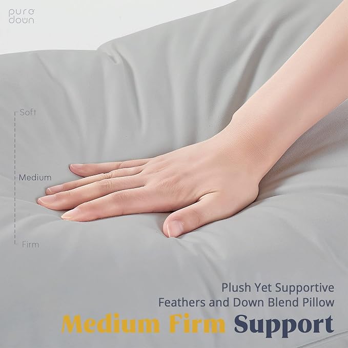 puredown Goose Feathers Down Pillows - Image 3
