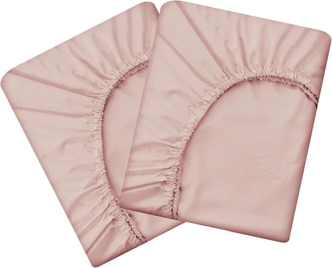 HBHLFZ King Fitted Sheet Only 2 Pack, Soft Breathable Bottom Sheet by HBHLFZLuxuryHomeLife