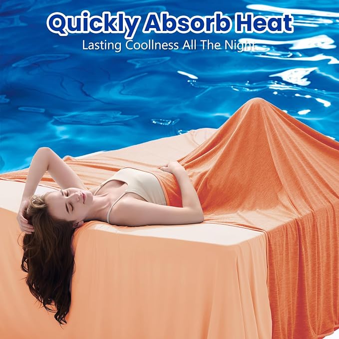 Topcee Cooling Blanket for Night Sweats Absorbs Heat to Keep Adults, Children - Image 2