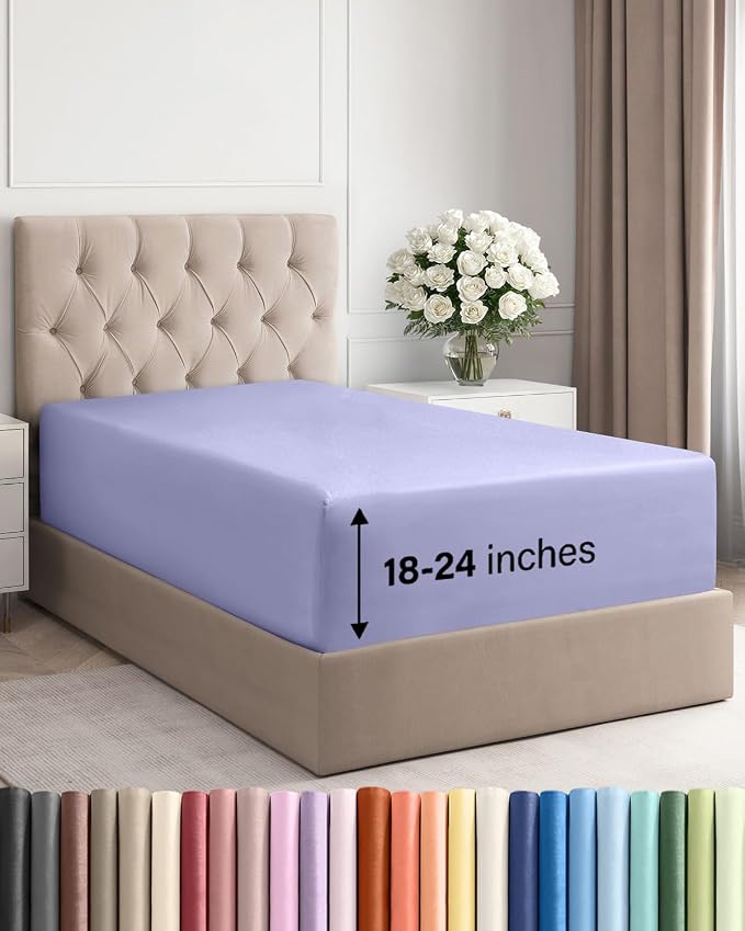Extra Deep Twin XL Fitted Sheet by CGKUnlimited