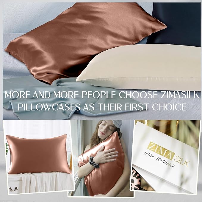 ZIMASILK 100% Pure Mulberry Silk Pillowcase - Image 6