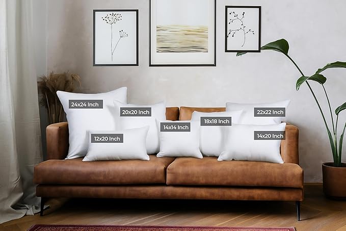 Utopia Bedding Throw Pillows – 24 x 24 Inches Down Alternative Pillows - Image 2