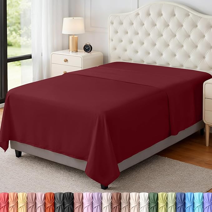 Utopia Bedding Flat Sheet by UTOPIABEDDING