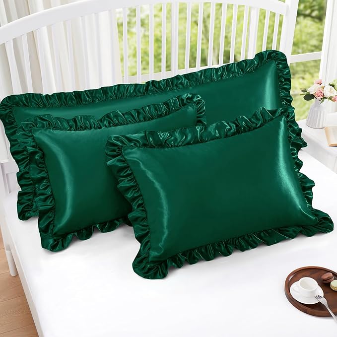 Homiest Ruffle Satin Pillowcase - Image 5