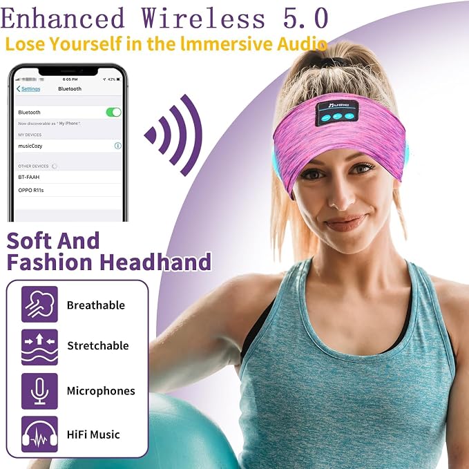 Wireless Sleep Headphones for Women - Image 5