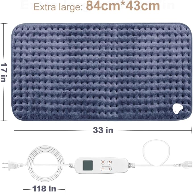 VAAGHANM Heating Pad: 33 x 17 inches Electric Heating Pad - Image 7