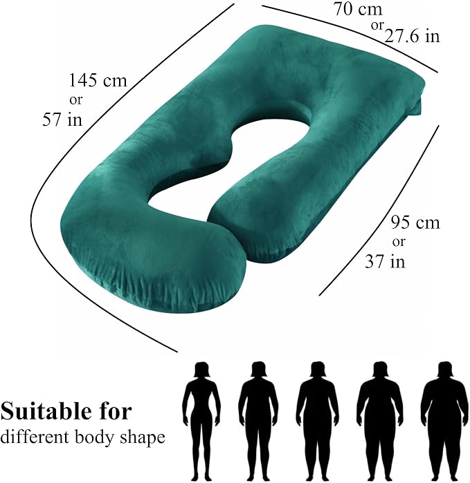 ALLOPERA Pregnancy Pillow, Full Body Maternity Pillow 57 inch, - Image 8