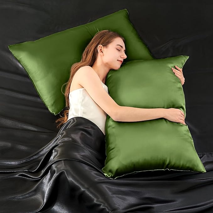 INFIIXSO Silk Pillow Cases 2 Pack Standard Size, Ultra Smooth & Soft Mulberry - Image 7