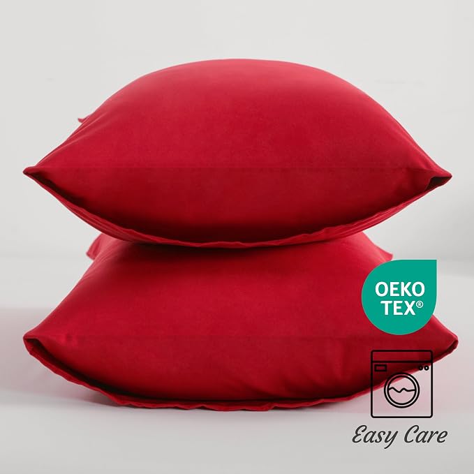 NTBAY Standard Pillow Cases Set of 2, 2 Pack Brushed Microfiber 20x26 Pillow - Image 4