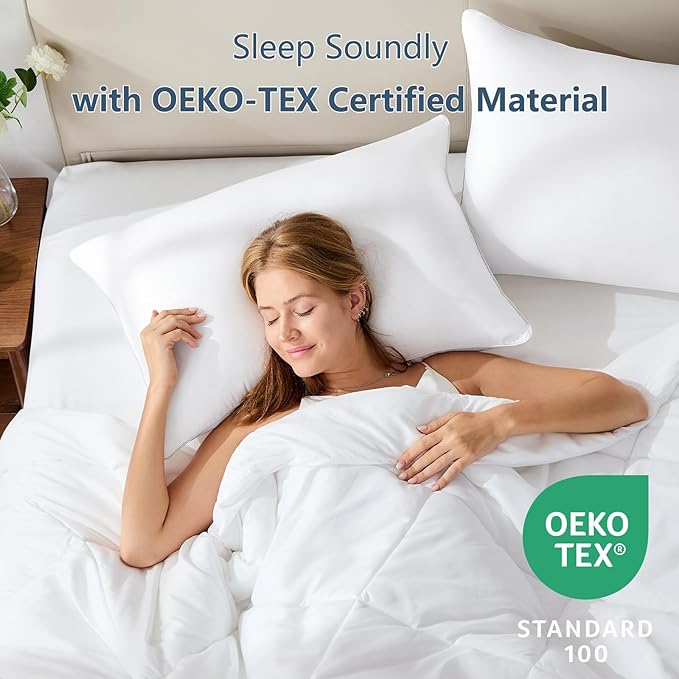CozyLux Soft Supportive Bed Pillows - Image 3