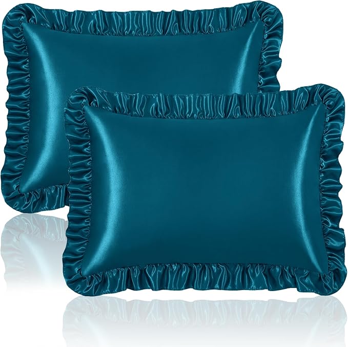 Homiest Ruffle Satin Pillowcase by Homiest