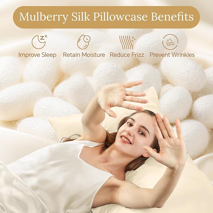 INFIIXSO Mulberry Silk Pillowcase - Image 2
