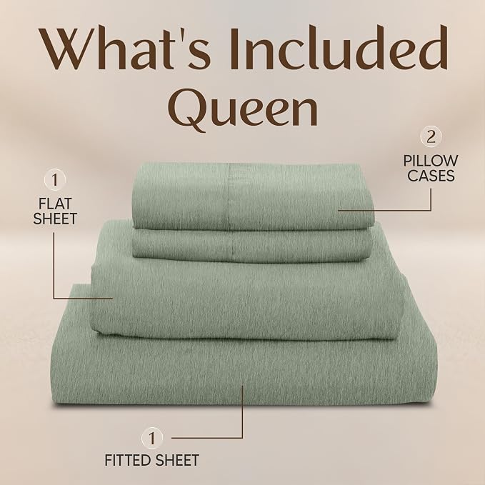 Utopia Bedding Queen Size Sheet Set – 4 Piece Bed Sheets, Soft and Breathable - Image 3