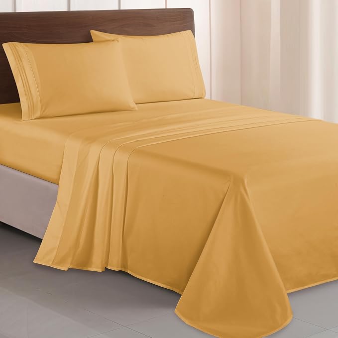 Elegant Comfort Luxurious 1500 Premium Hotel Quality Microfiber Three Line by ELEGANTCOMFORT