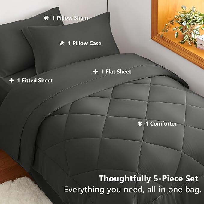 CozyLux Twin Comforter Set - Image 3