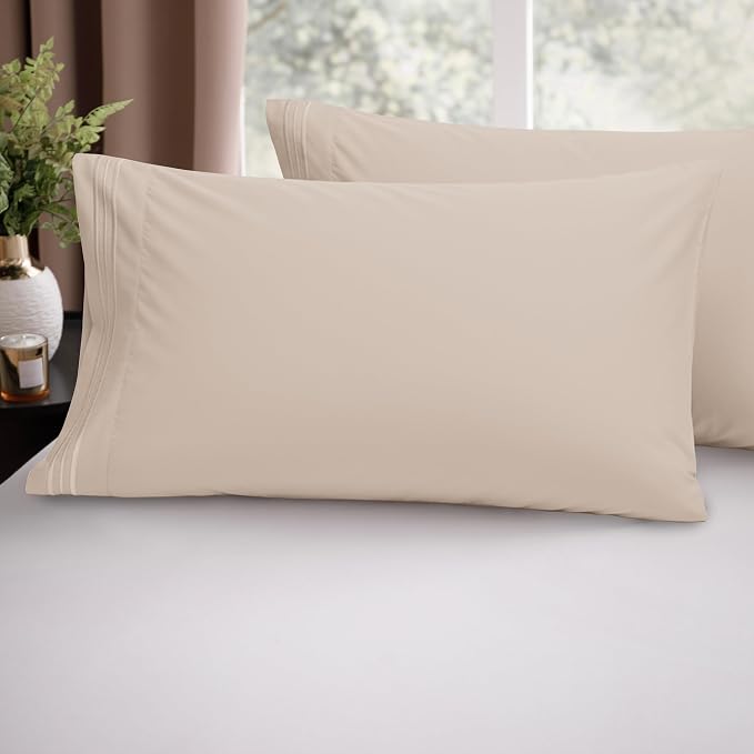 Elegant Comfort Luxury Ultra-Soft 2-Piece Pillowcase Set - Image 2
