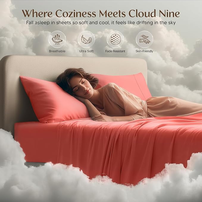 Utopia Bedding King Size Sheet Set – 4 Piece Bed Sheets, Soft and Breathable - Image 6