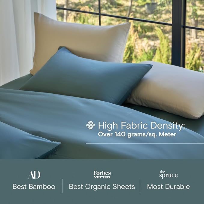 DOZ Sheet Set, 100% Viscose derived from Bamboo, Organically Grown, Buttery Soft - Image 4