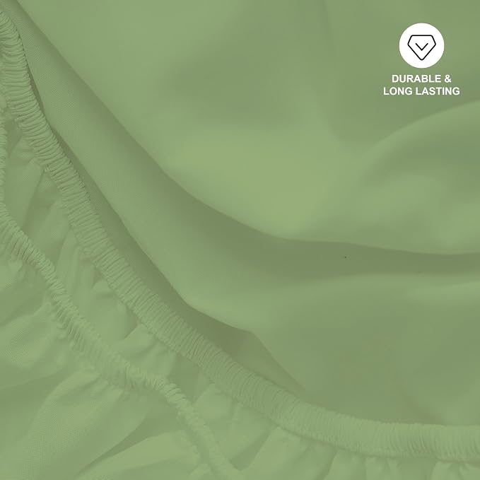 Hotella 100% Microfiber 60"x80" Queen Size Fitted Sheet Only, Hotel Quality - Image 6