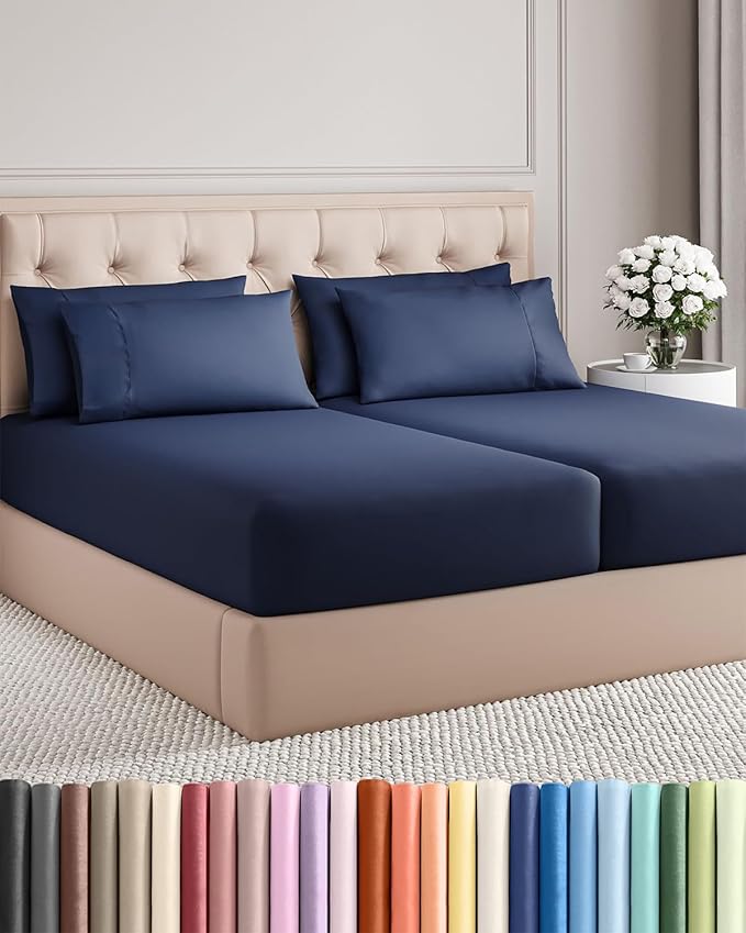 Split King 7 Piece Sheet Set by CGKUnlimited